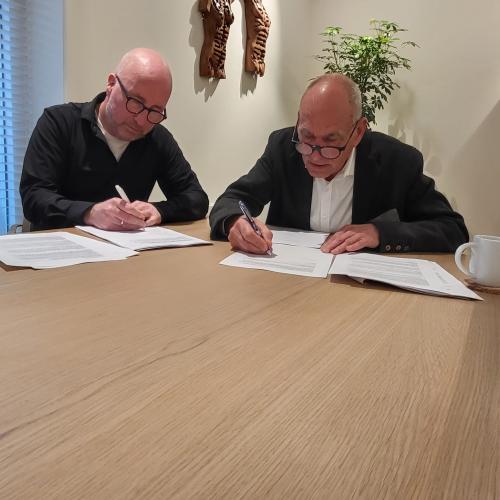 Ondertekening van het contract