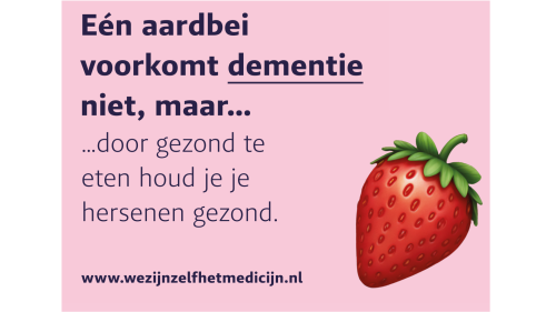 een aardbeid voor dementie niet...